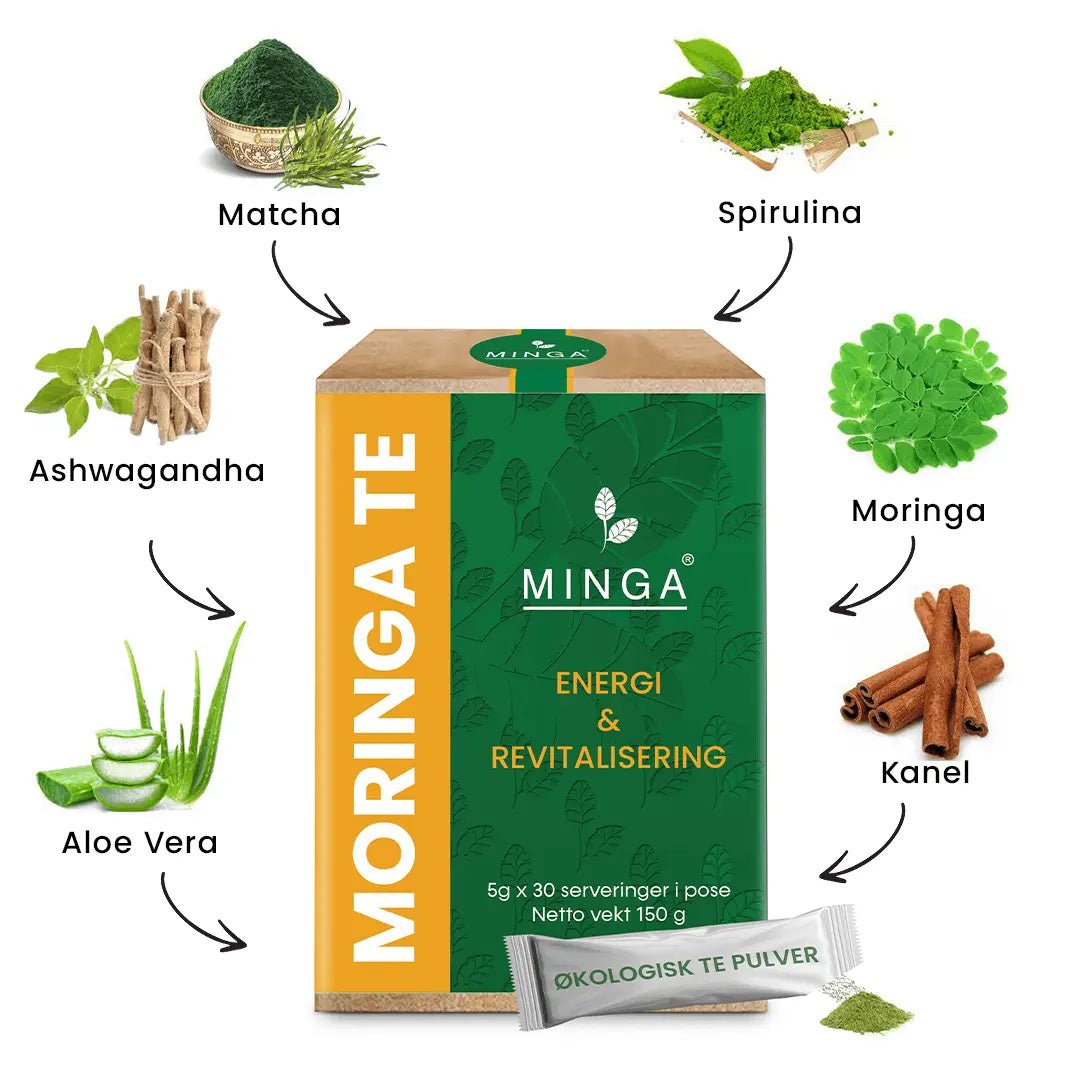 Moringa Te – Energi & Revitalisering – 150 g - MINGA