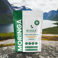 Thumbnail for Moringa Capsules – Extra Potent Formula – 3 Month Supply - 180 Capsules 650 mg