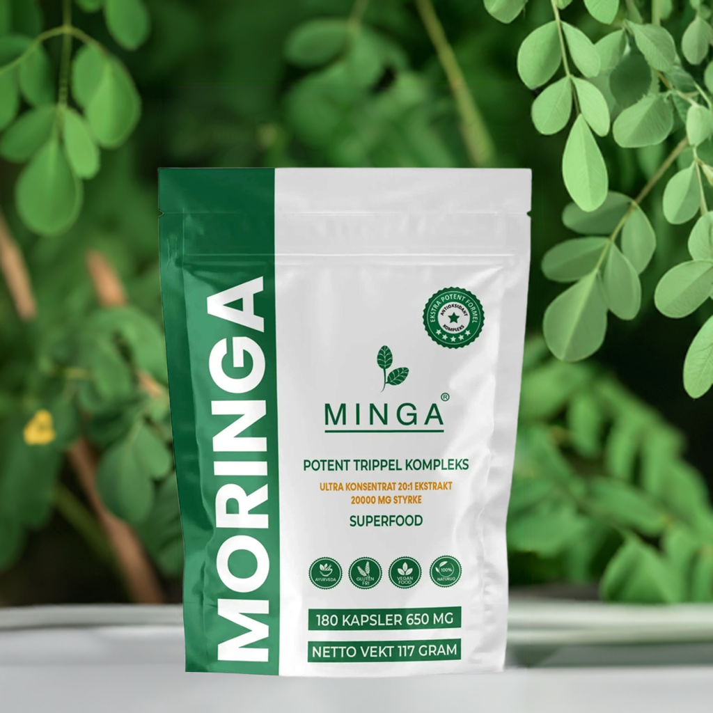 Moringa Capsules – Extra Potent Formula – 3 Month Supply - 180 Capsules 650 mg