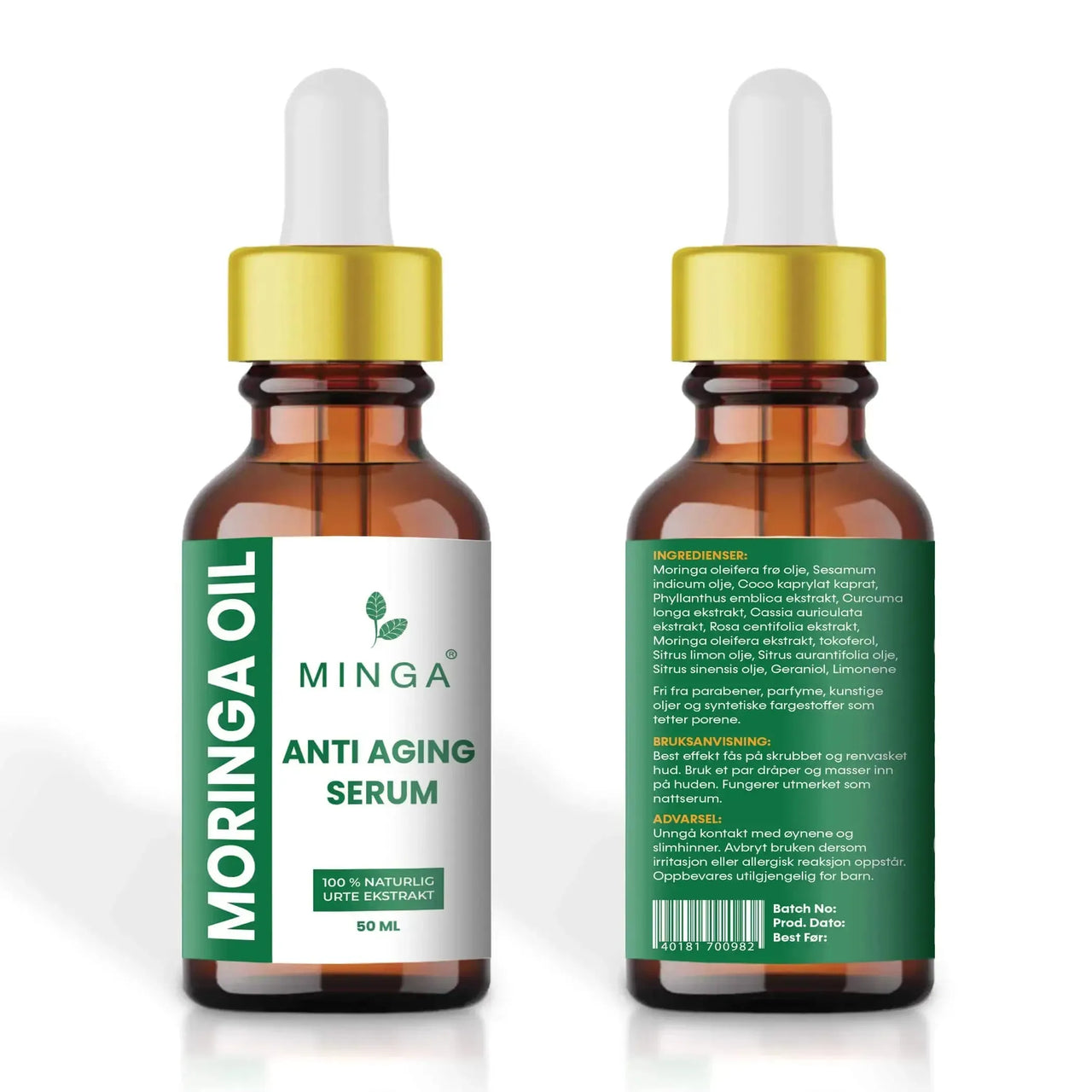 Moringa Olje - Anti Aging Serum - 50 ml