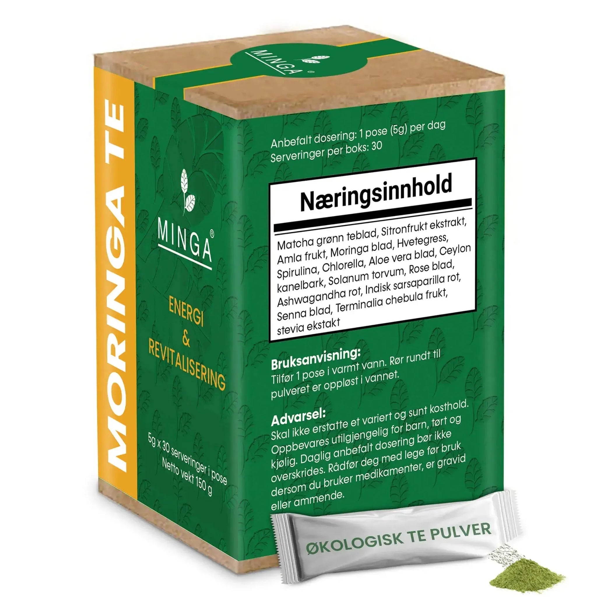 Moringa Te – Energi & Revitalisering – 150 g